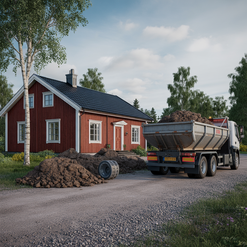 kostnad for bortforsling av schaktmassor vad paverkar priset