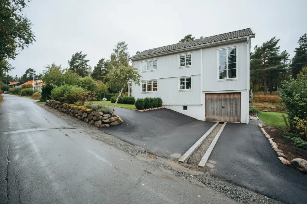 dr nering av garageuppfart s undviker du vattenansamlingar isbildning och skador p tomten
