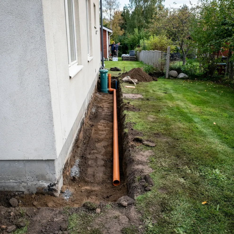 anlagga avlopp knivsta uppsala